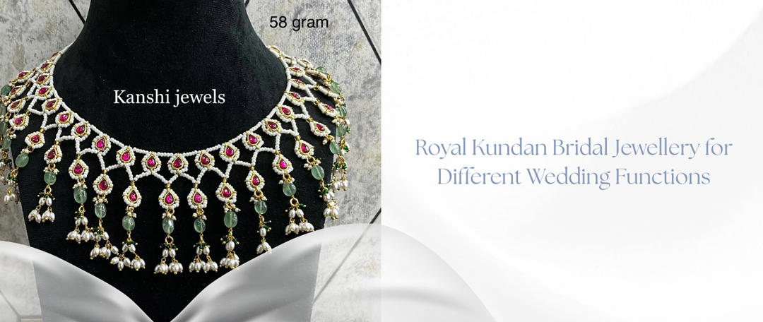 Royal Kundan Bridal Jewellery for Different Wedding Functions