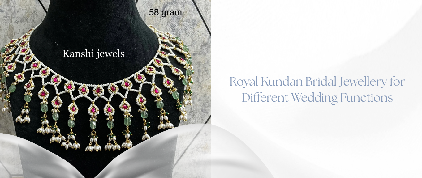 Royal Kundan Bridal Jewellery for Different Wedding Functions