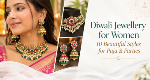 Diwali Jewellery for Women: 10 Beautiful Styles for Puja & Parties