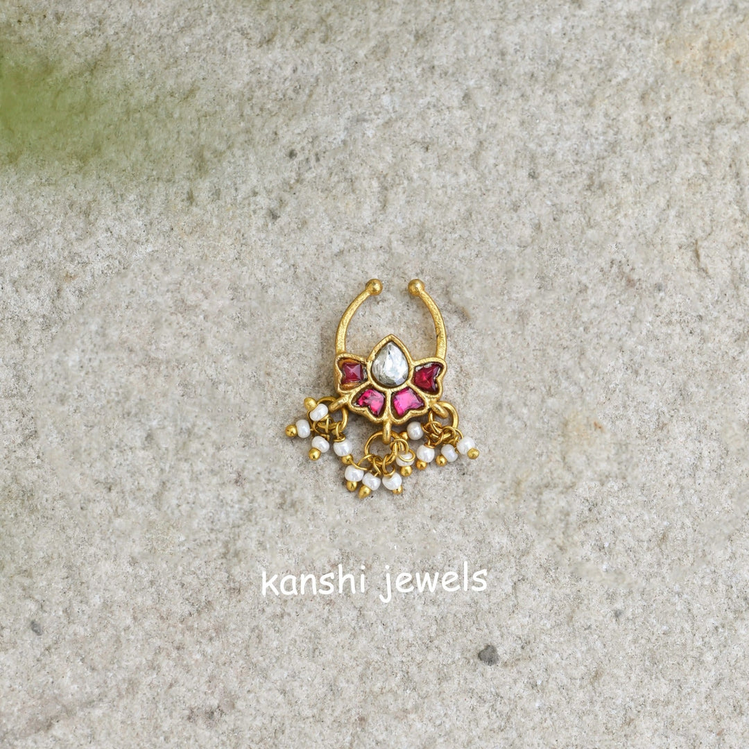 Kundan Nose Pin