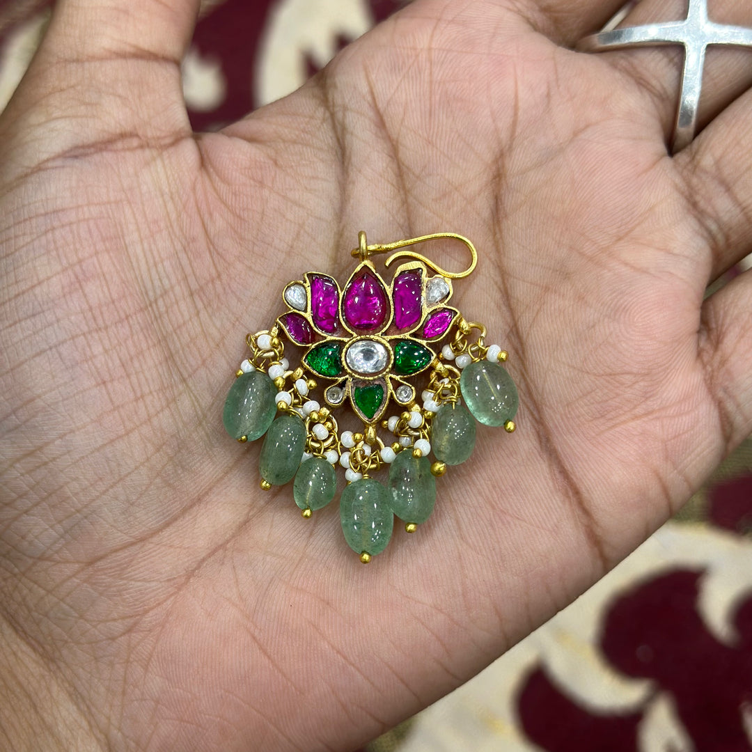 Jadau Kundan Maang Tika
