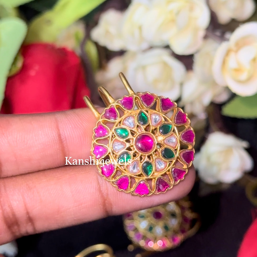 Jadau Kundan Clip