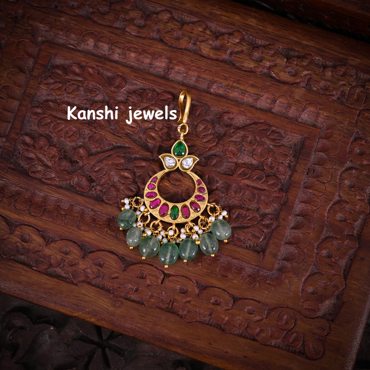 Jadau Kundan Maang Tika