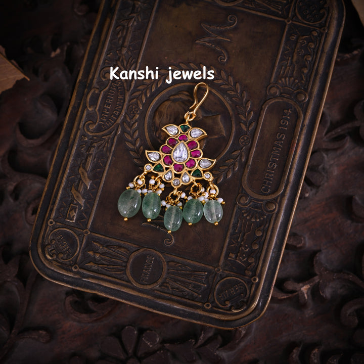 Jadau Kundan Maang Tika