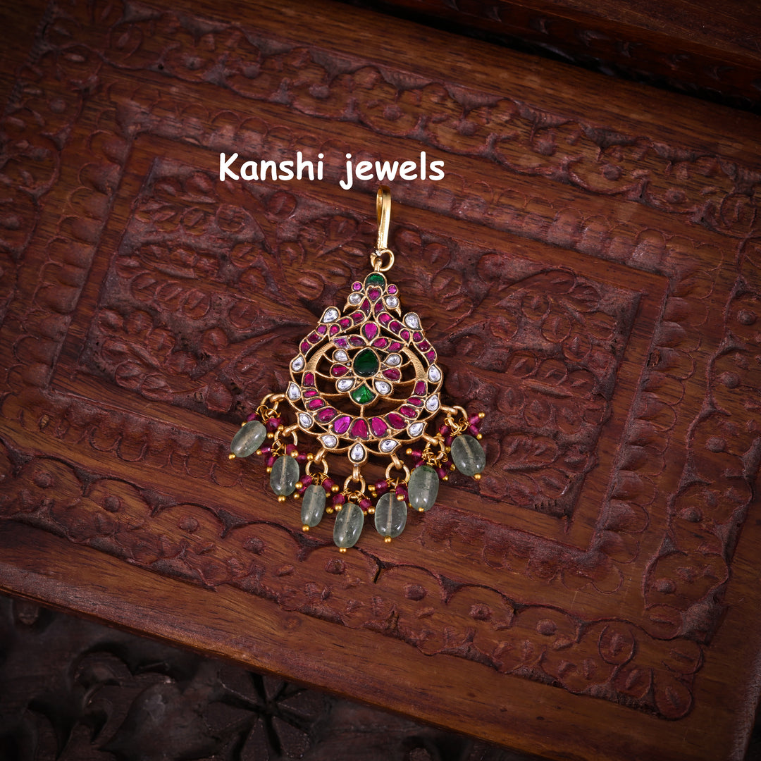 Jadau Kundan Maang Tika