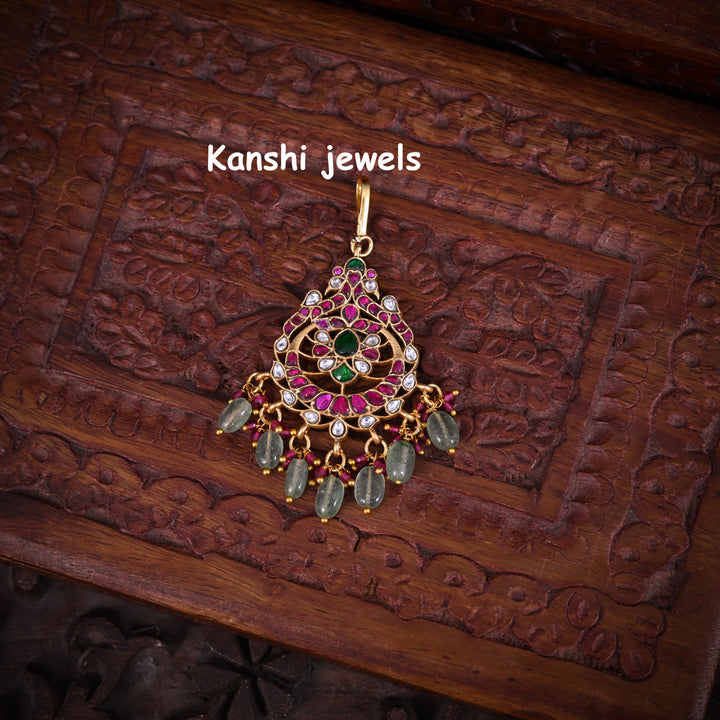 Jadau Kundan Maang Tika