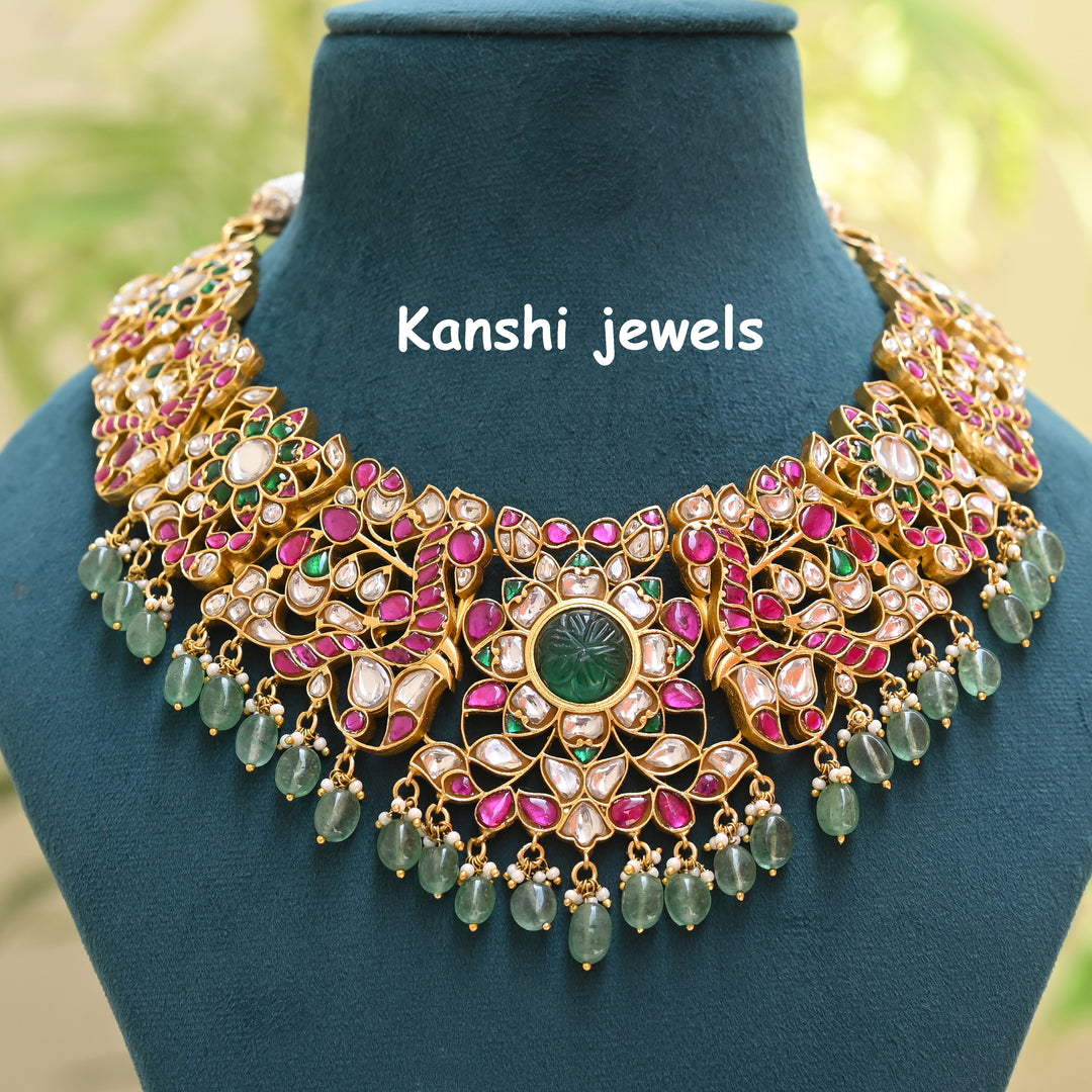 Jadau Kundan Long Harams