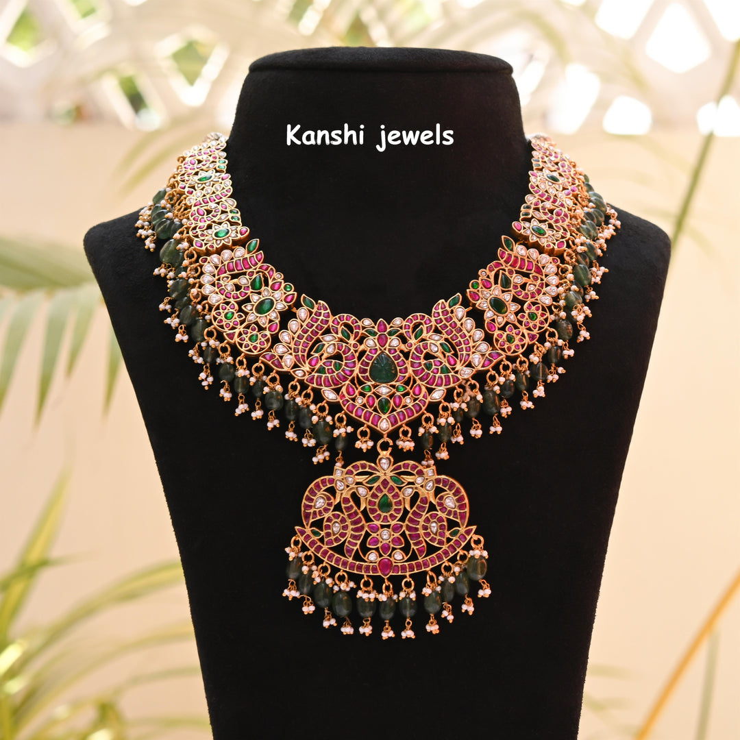Jadau kundan pendant ,Kanshijewels , dulhan necklace , chokar necklace, kundan necklace, jadau necklace,  kanshi jewellery