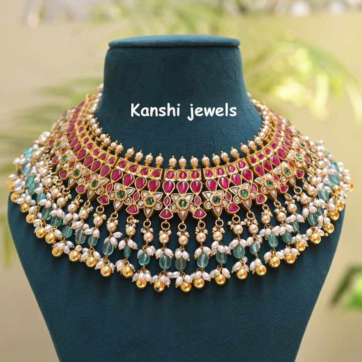 Jadau Kundan Long Harams