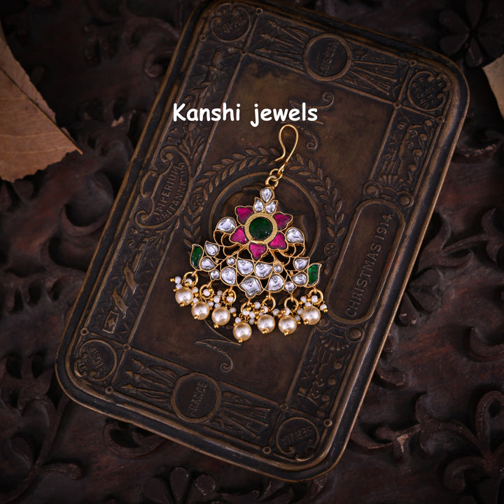 Jadau Kundan Maang Tika