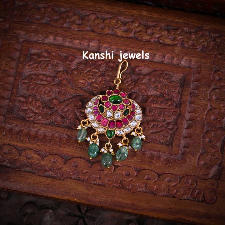 Jadau Kundan Maang Tika