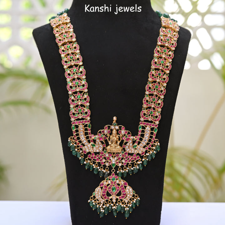 જડતર કુંદન લાંબો હાર