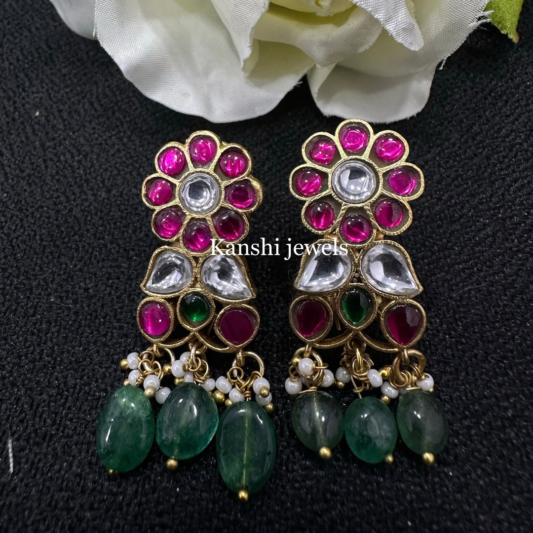 Jadau Kundan Stud Earrings