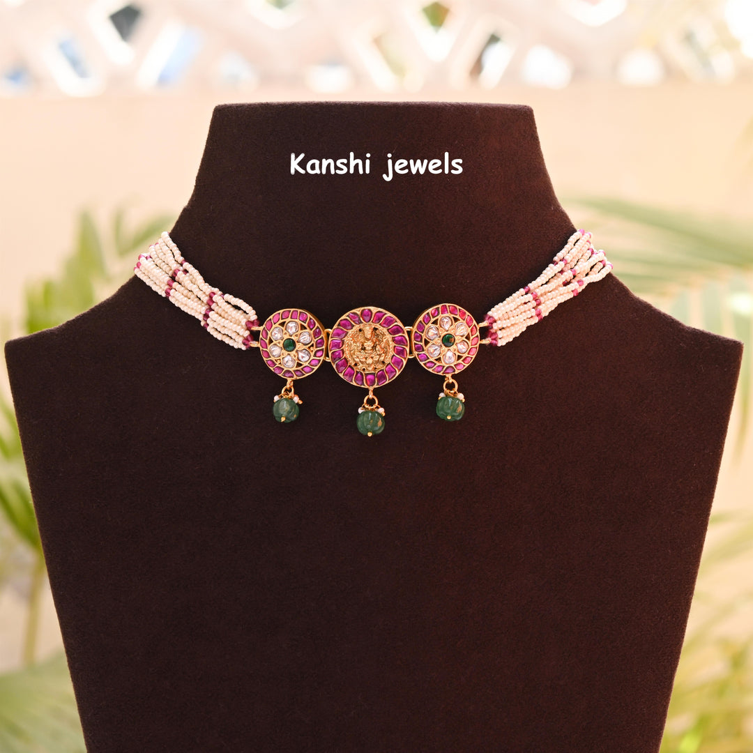 Kanshijewels , dulhan necklace , chokar necklace, kundan necklace, jadau necklace,  kanshi jewellery