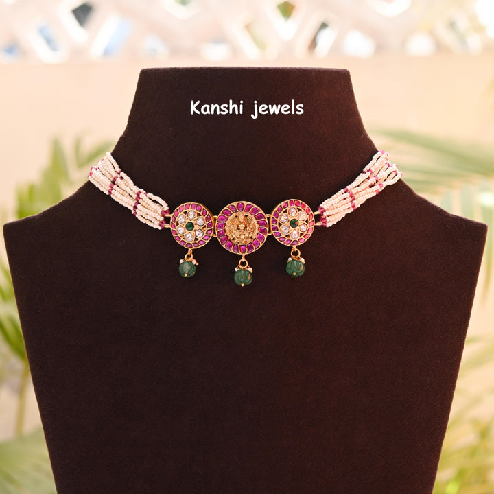Kanshijewels , dulhan necklace , chokar necklace, kundan necklace, jadau necklace,  kanshi jewellery
