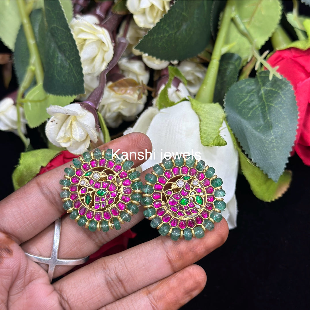 Jadau Kundan Stud Earrings