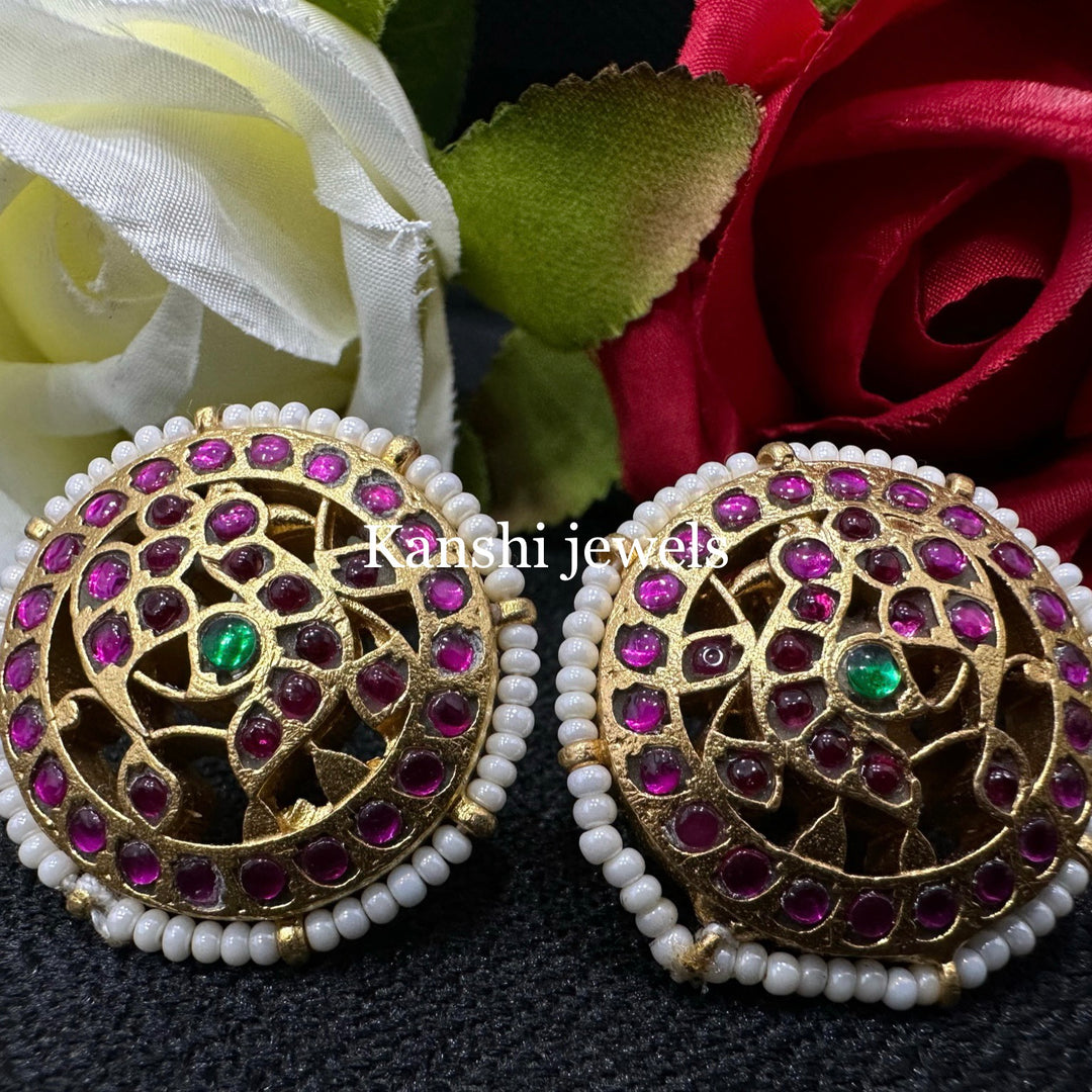 Jadau Kundan Stud Earrings