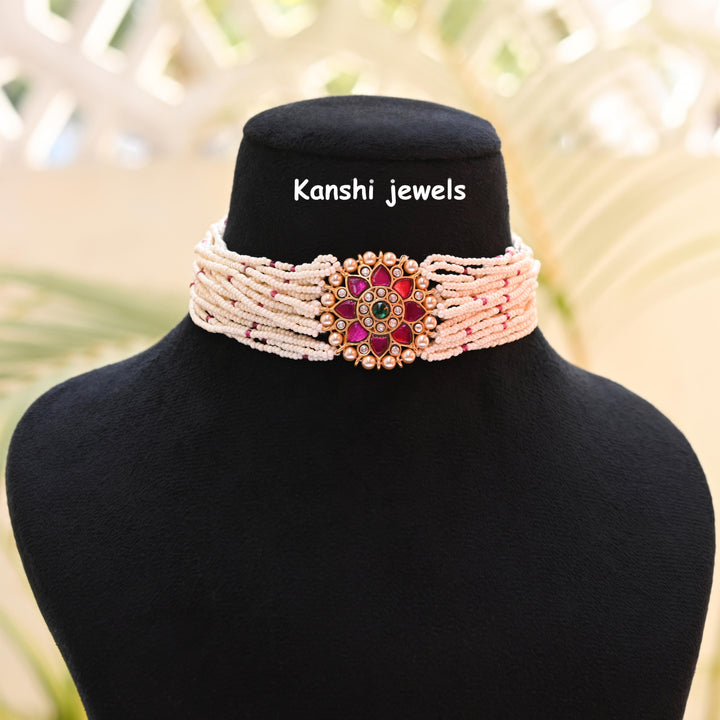 Kanshijewels , dulhan necklace , chokar necklace, kundan necklace, jadau necklace,  kanshi jewellery