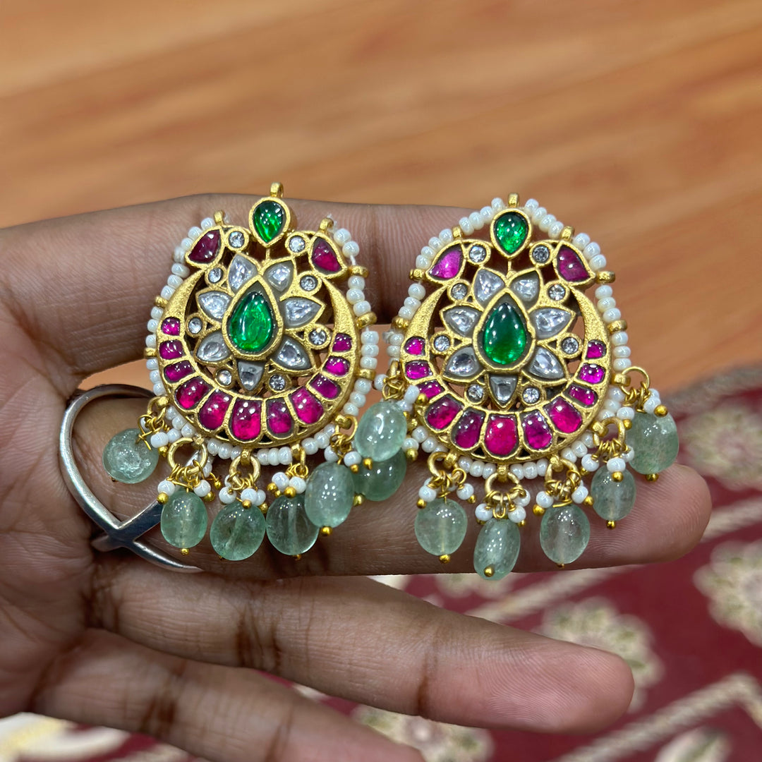 Jadau Kundan Stud Earrings