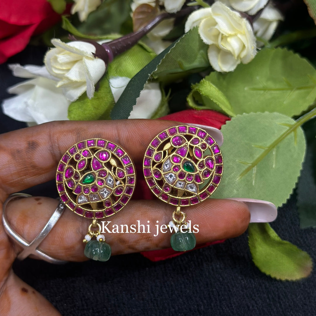 Jadau Kundan Stud Earrings