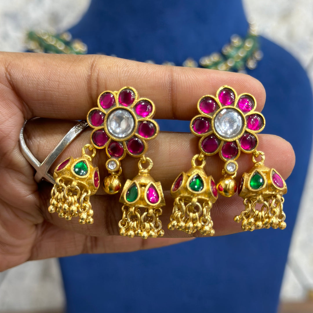 Jadau Kundan Stud Earrings