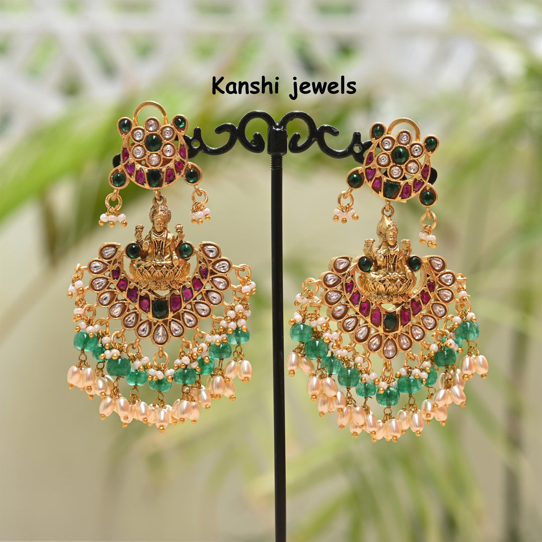 Jadau Kundan Jhumka
