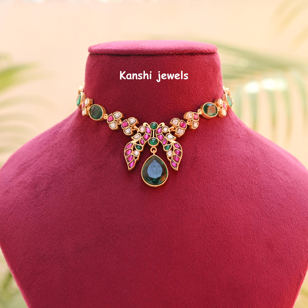 Kanshijewels , dulhan necklace , chokar necklace, kundan necklace, jadau necklace,  kanshi jewellery