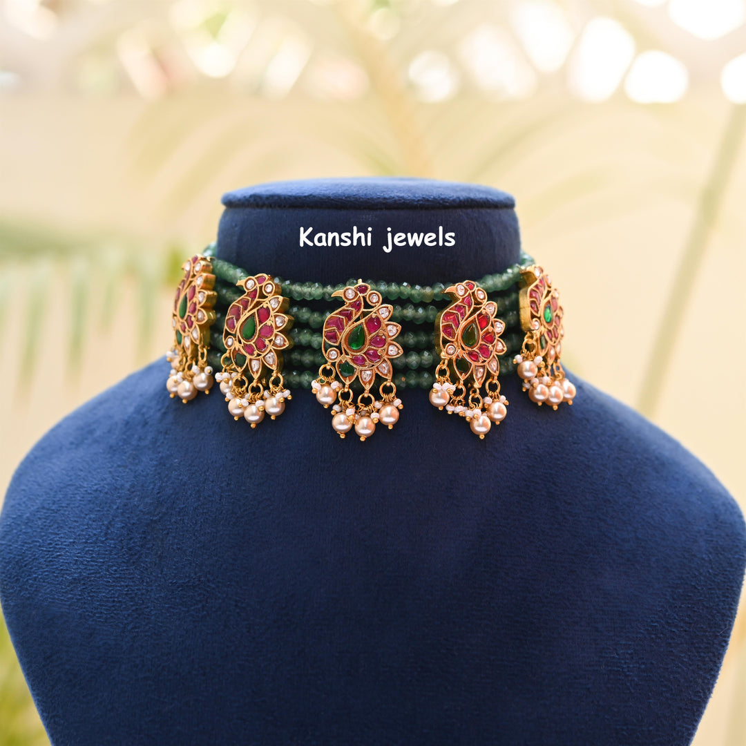 Kanshijewels , dulhan necklace , chokar necklace, kundan necklace, jadau necklace,  kanshi jewellery