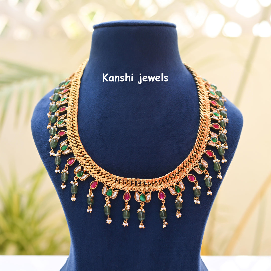 Kanshijewels , dulhan necklace , chokar necklace, kundan necklace, jadau necklace,  kanshi jewellery