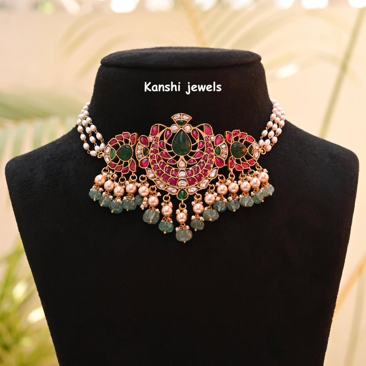Kanshijewels , dulhan necklace , chokar necklace, kundan necklace, jadau necklace,  kanshi jewellery