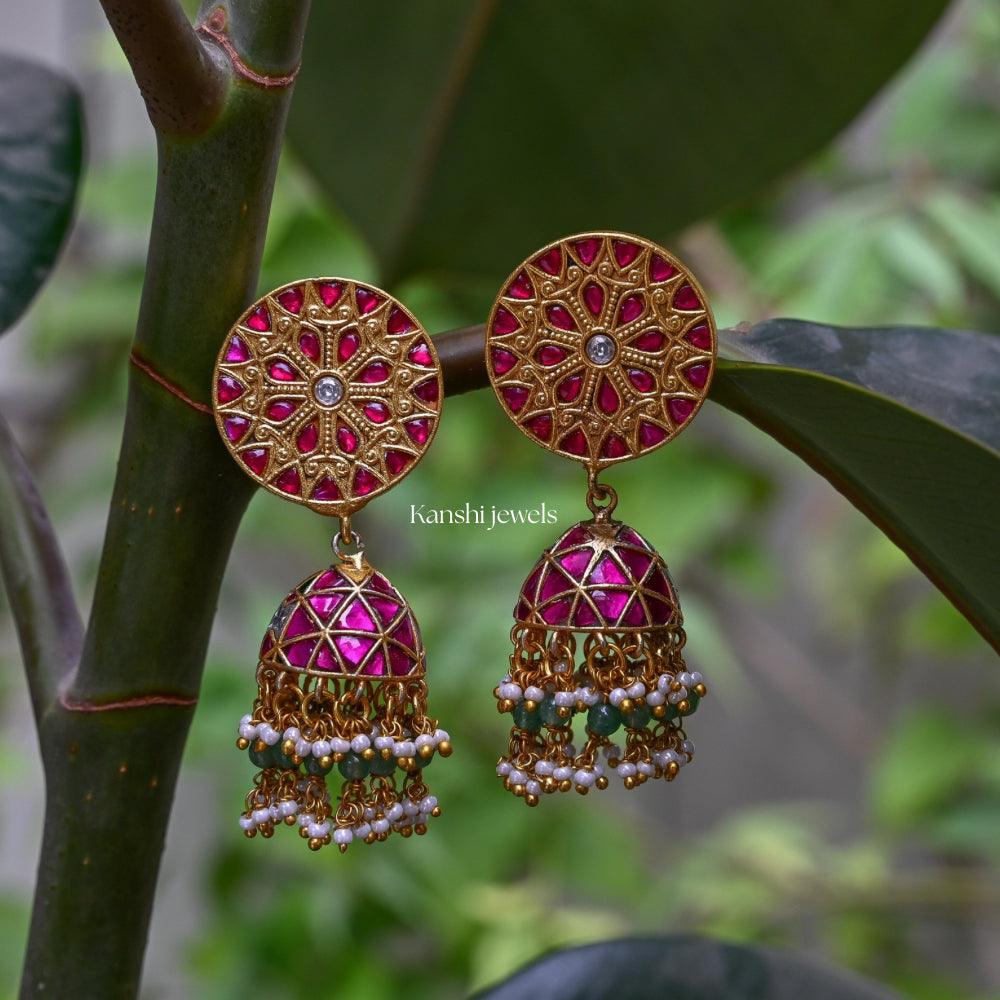 Classic Jadau Earrings