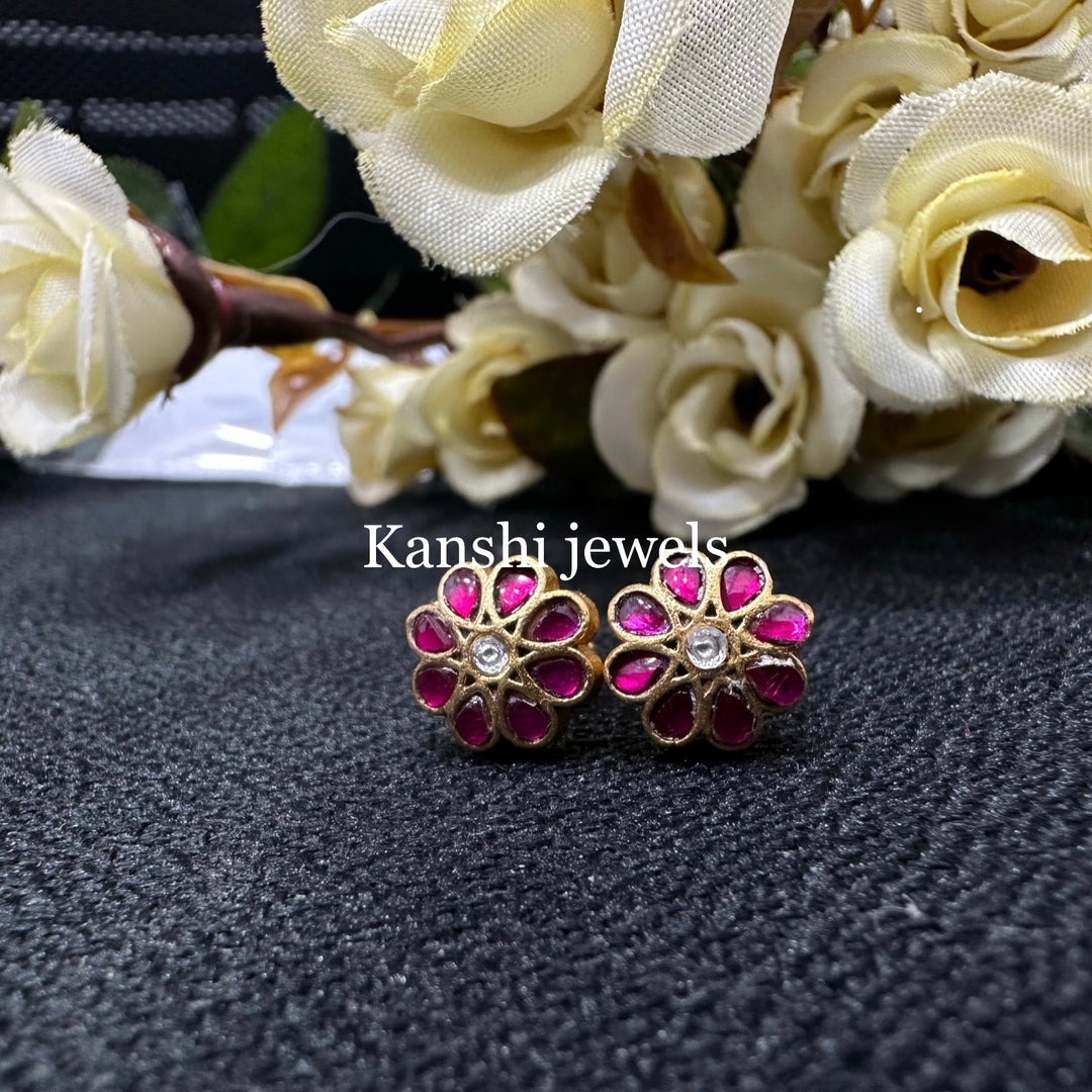 Jadau Kundan Stud Earrings