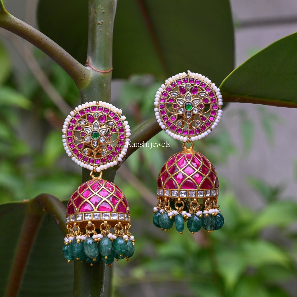 Classic Jadau Earrings