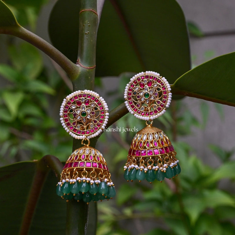 Classic Jadau Earrings