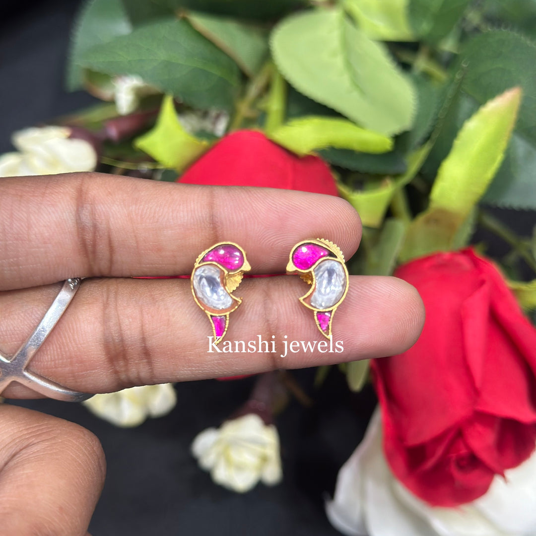 Jadau Kundan Stud Earrings