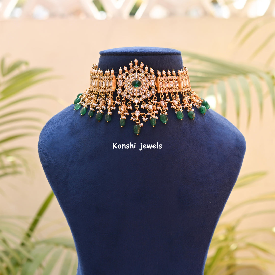 Kanshijewels , dulhan necklace , chokar necklace, kundan necklace, jadau necklace,  kanshi jewellery