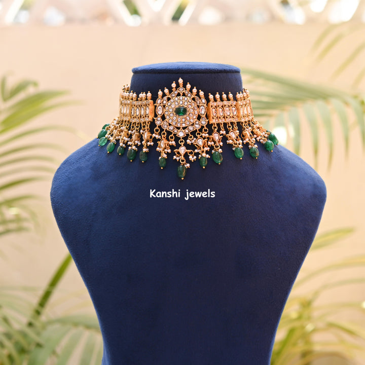 Kanshijewels , dulhan necklace , chokar necklace, kundan necklace, jadau necklace,  kanshi jewellery