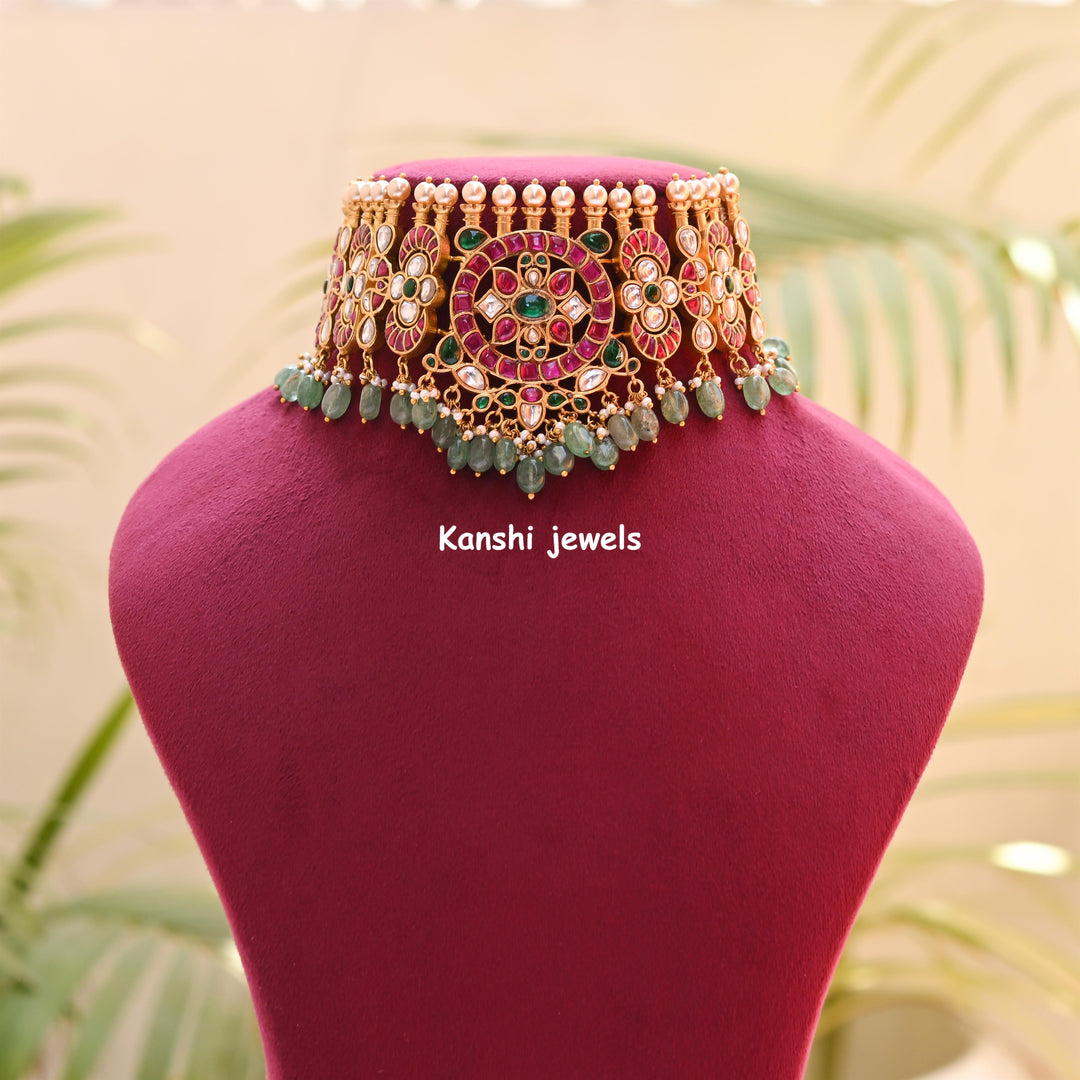 Kanshijewels , dulhan necklace , chokar necklace, kundan necklace, jadau necklace,  kanshi jewellery