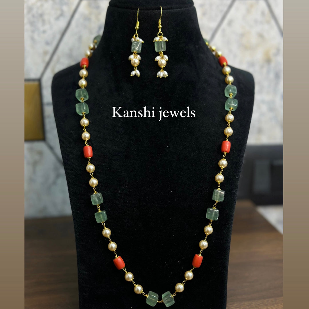 Pearl necklace by Kanshi Jewels,
Dulhan pearl necklace,