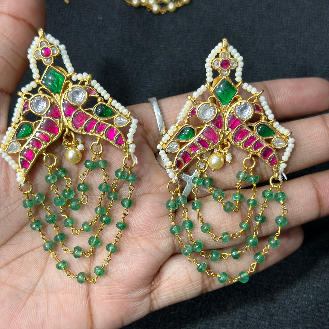 Jadau Kundan Stud Earrings