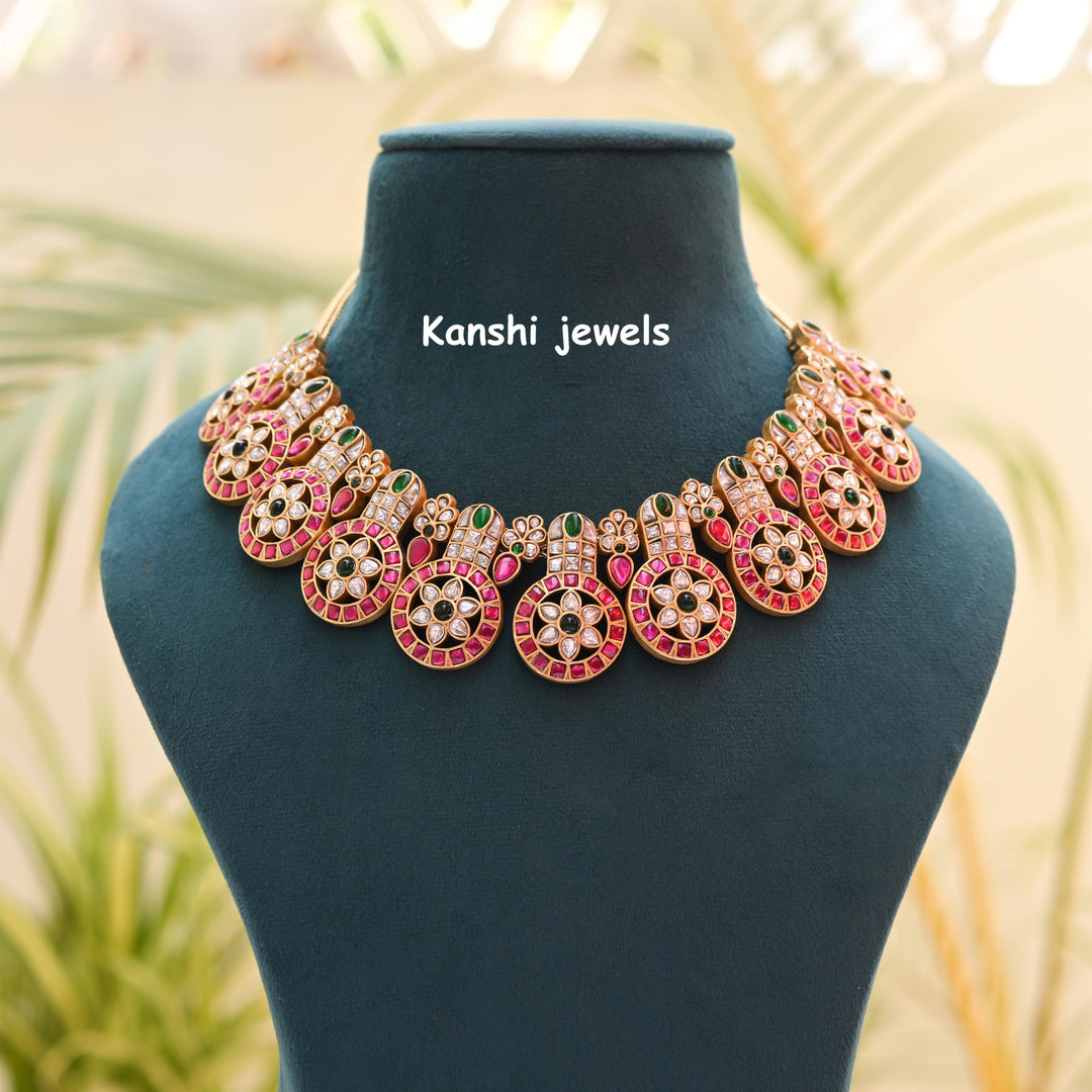 Jadau Set , Kanshijewels , dulhan necklace , chokar necklace, kundan necklace, jadau necklace,  kanshi jewellery