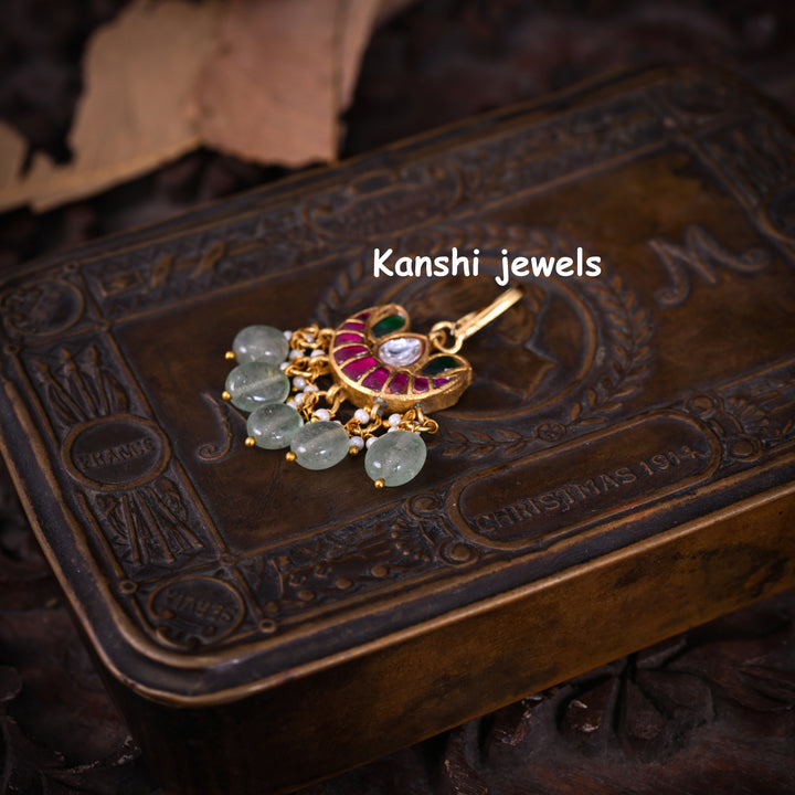 Jadau Kundan Maang Tika