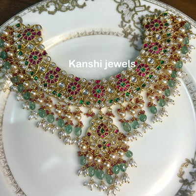 Jadau kundan necklace