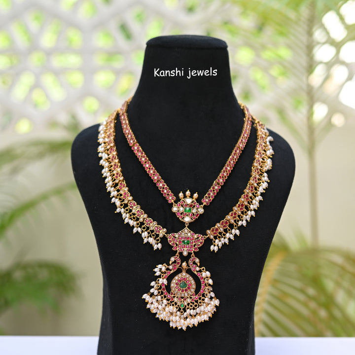 જડાવ કુંદન લાંબો હાર