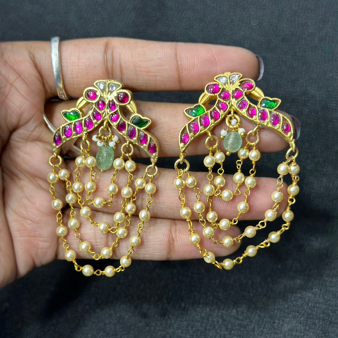 Jadau Kundan Stud Earrings