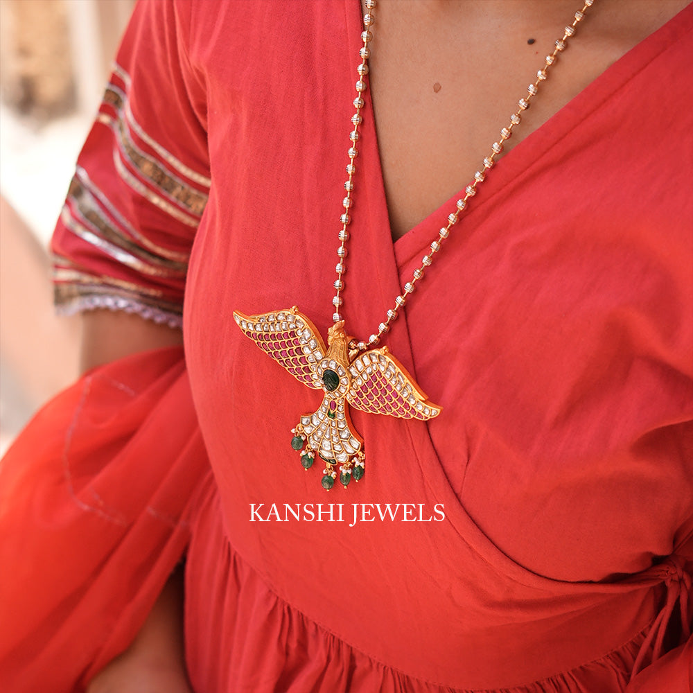 Ganda berunda pendant with matar mala