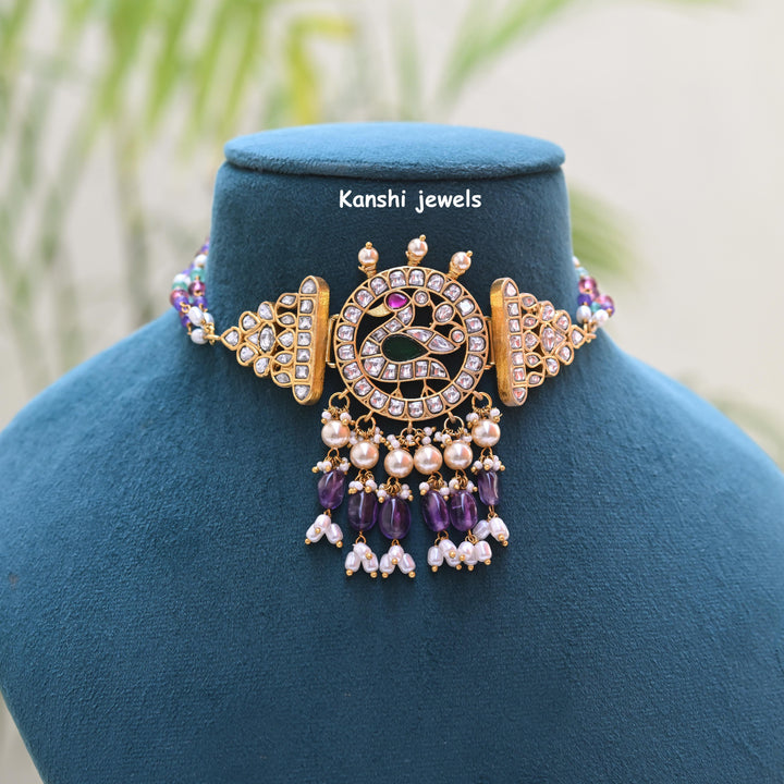 Kanshijewels , dulhan necklace , chokar necklace, kundan necklace, jadau necklace,  kanshi jewellery