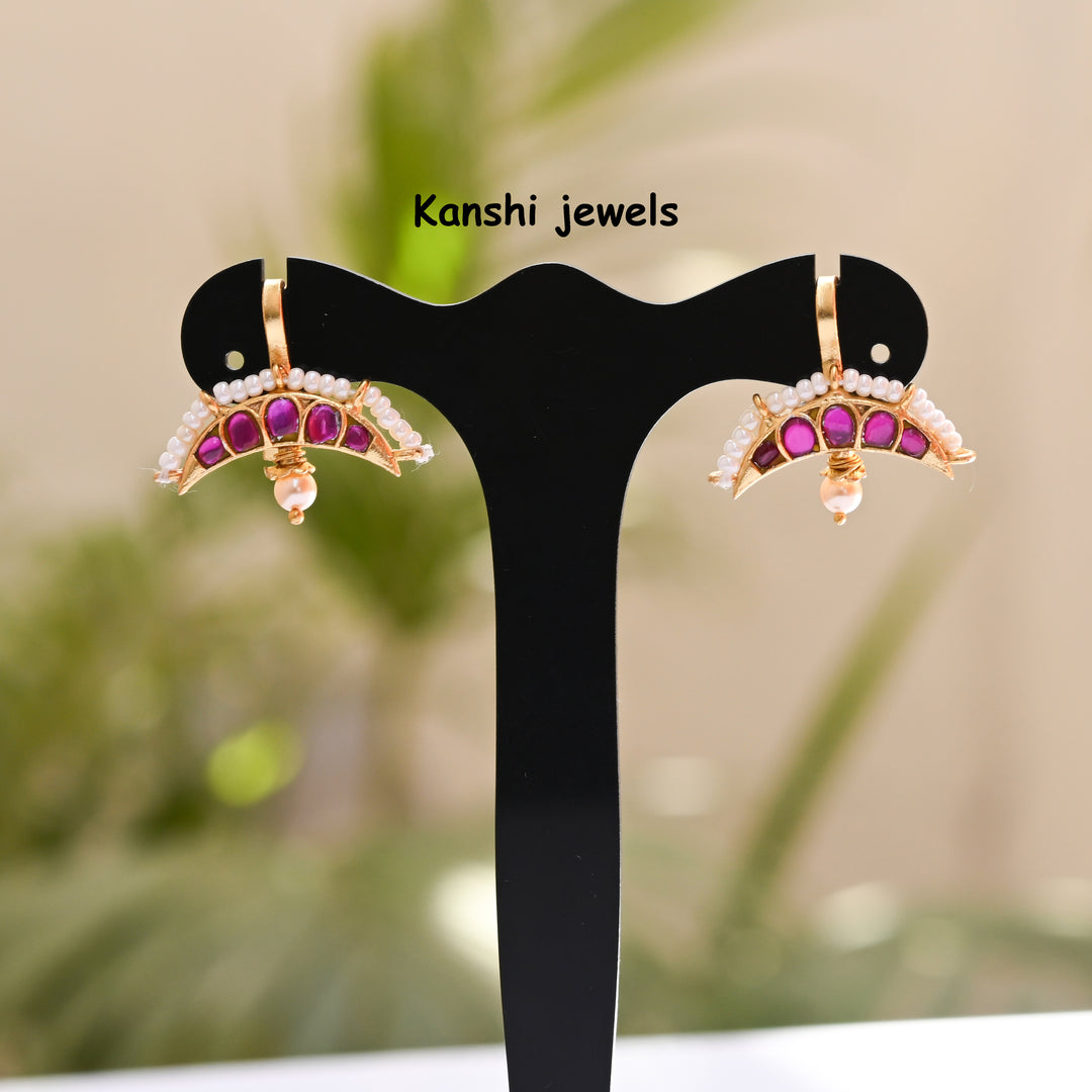 Bugadi earrings by Kanshi Jewels,
Traditional Bugadi jewellery,
