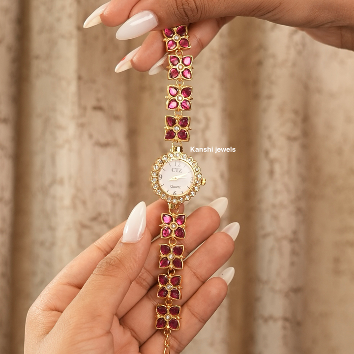 Classic Jadau Handwork Wrist Watch