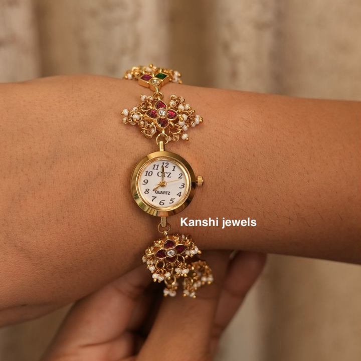 Classic Jadau Handwork Wrist Watch